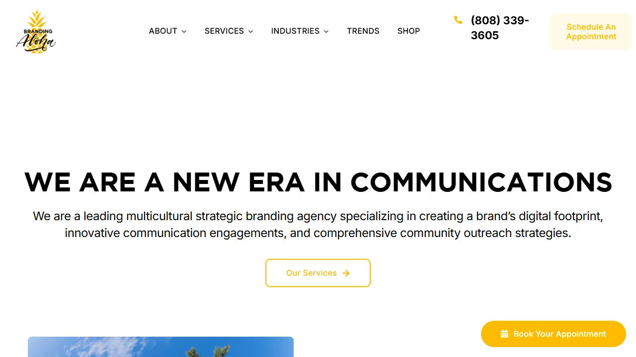 Screenshot of Branding Aloha