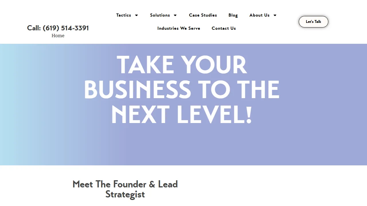 Screenshot of Brandlift Digital Marketing