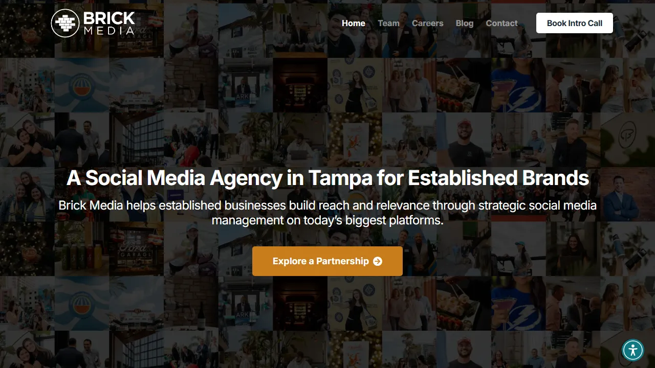 Screenshot of Brick Media