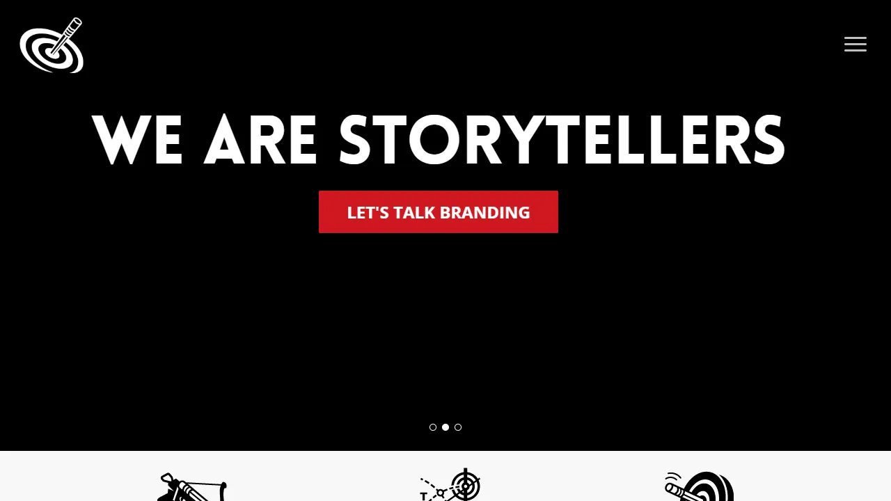 Screenshot of Bullseye Creative