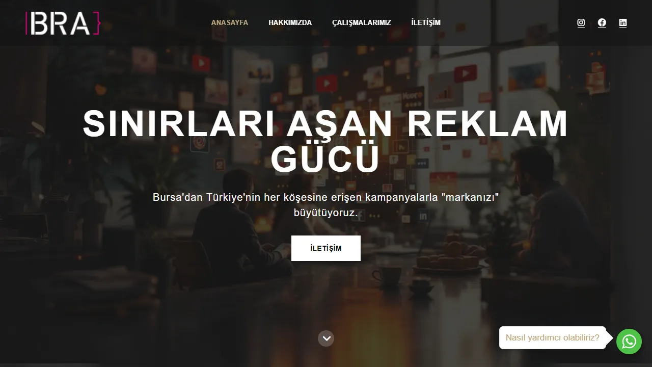Screenshot of Bursa Reklam Ajansı