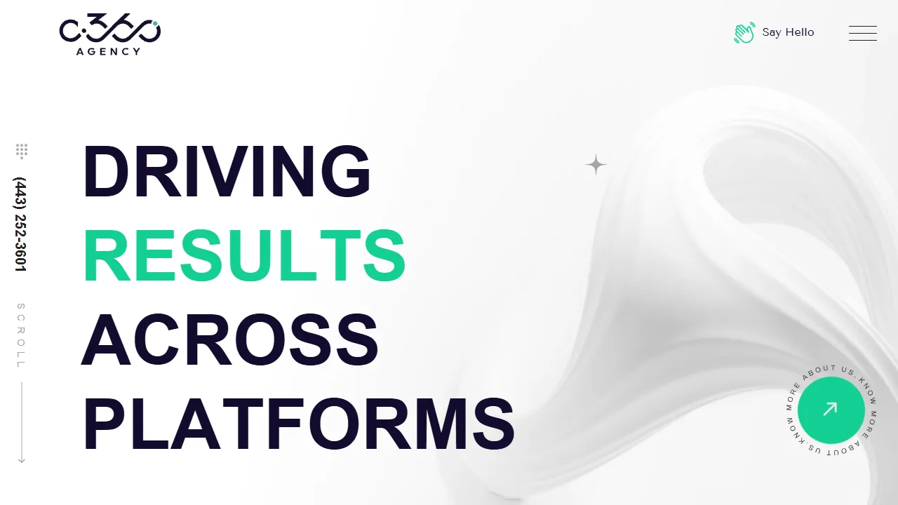 Screenshot of C-360 Agency