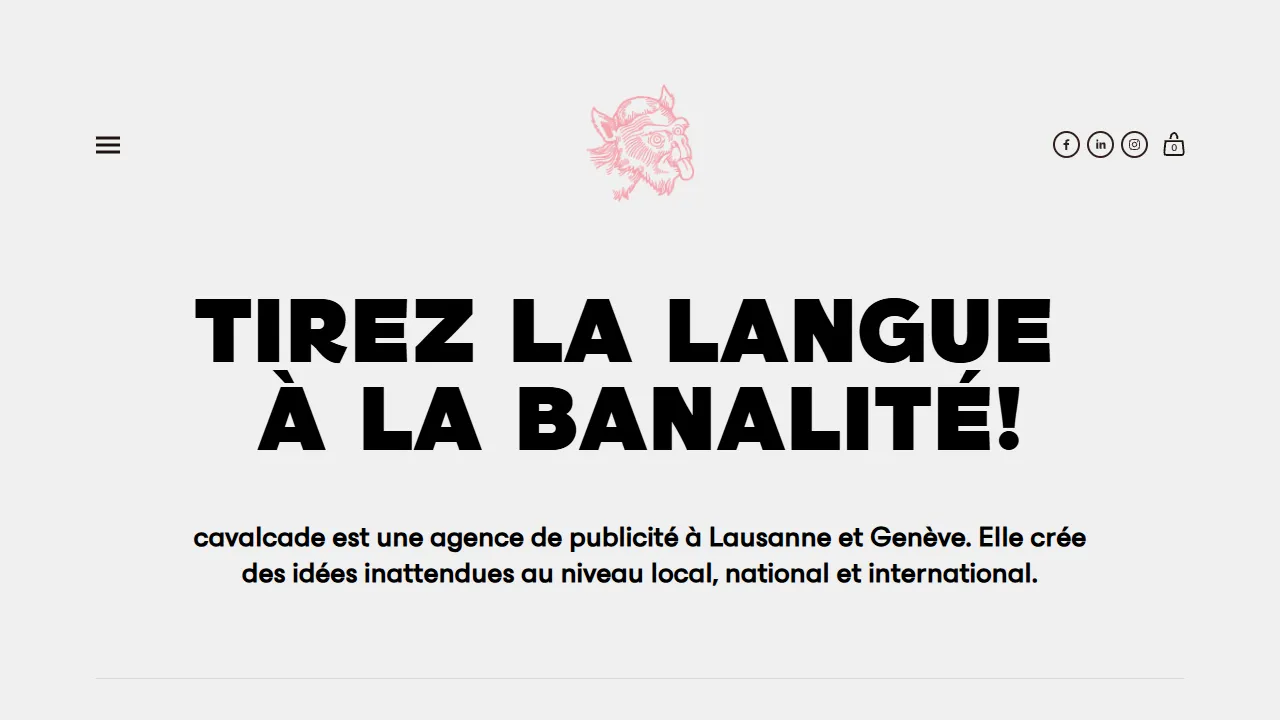 Screenshot of Cavalcade