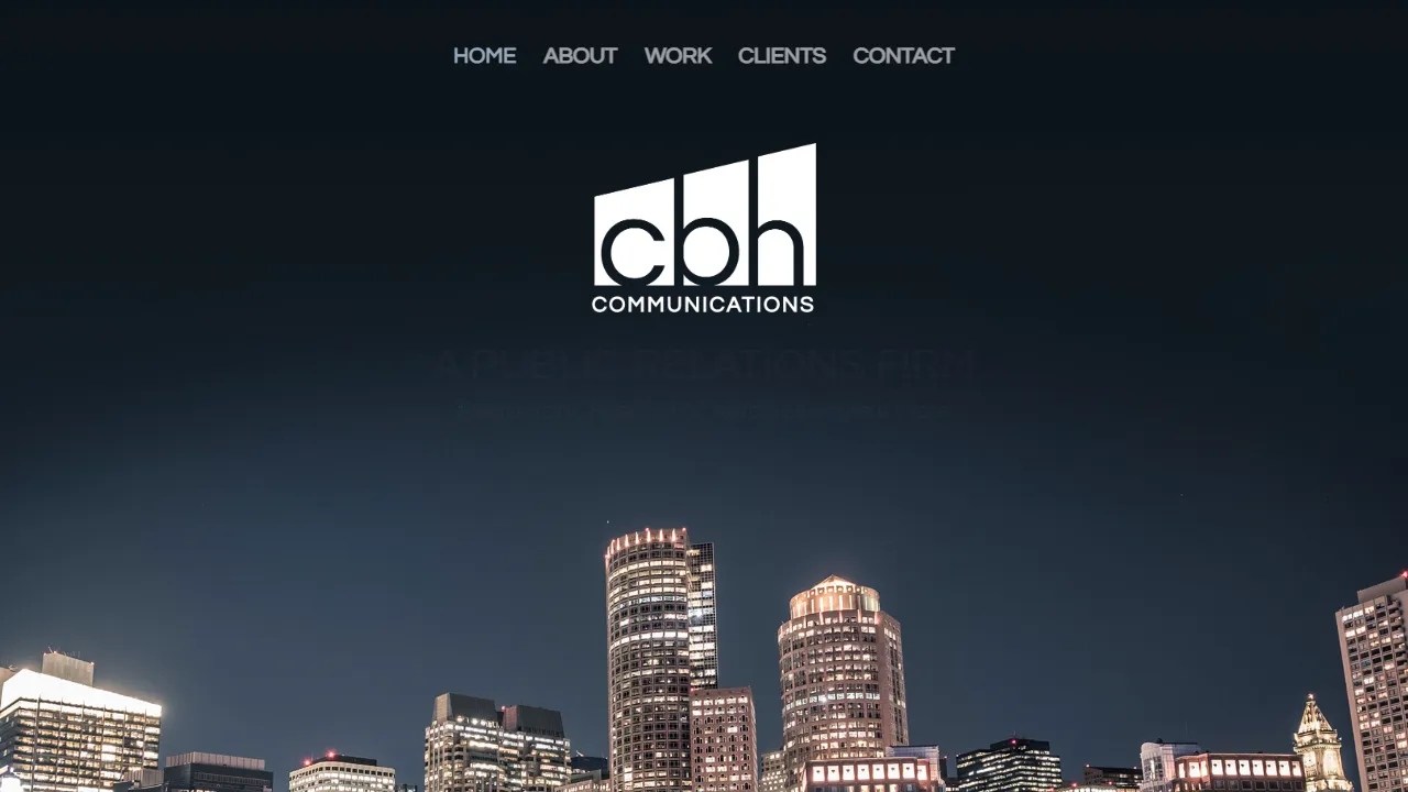 Screenshot of CBH Communications Boston