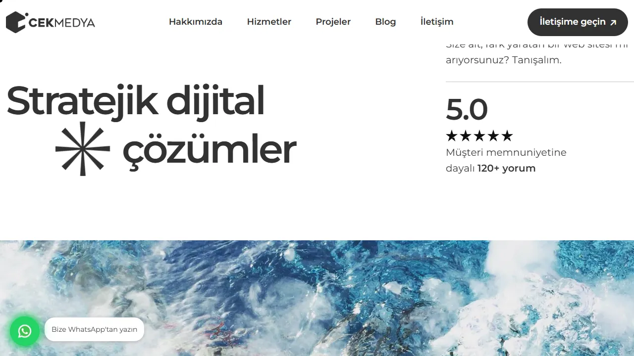 Screenshot of CEK Medya | İzmir Dijital Pazarlama, SEO Danışmanlığı ve Web Tasarım