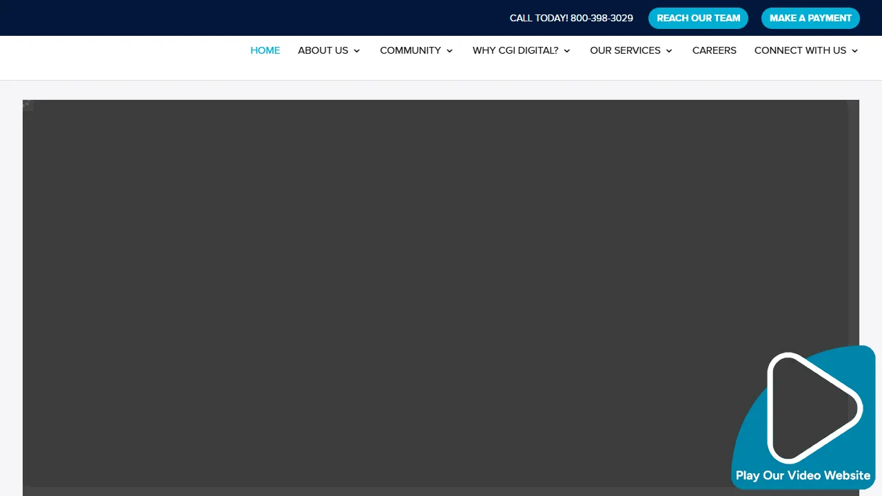 Screenshot of CGI Digital