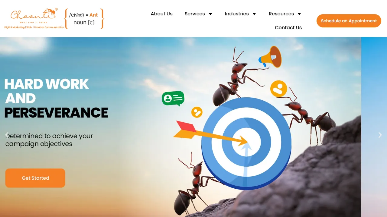 Screenshot of Cheenti Digital LLC