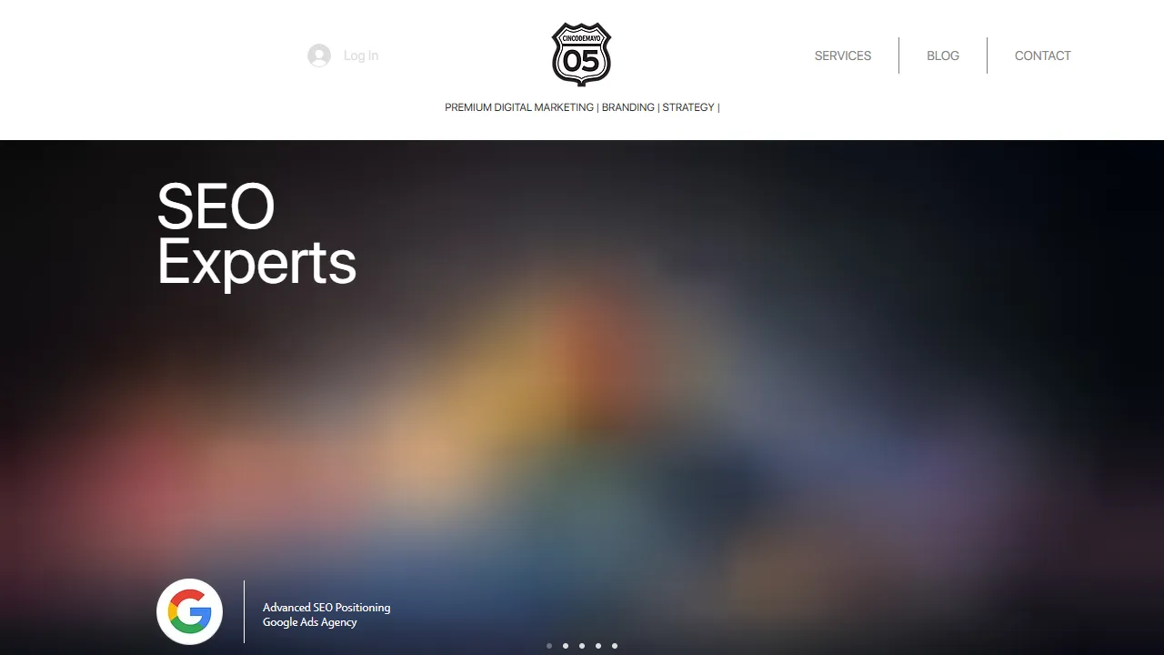 Screenshot of Cincodemayo Branding & Marketing