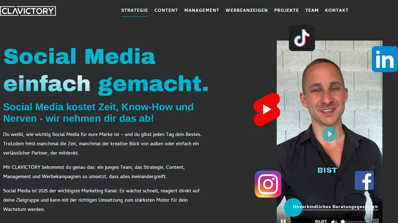 Screenshot of CLAVICTORY