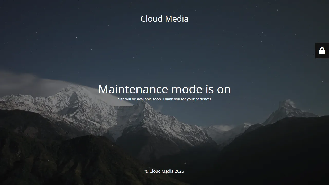 Screenshot of Cloud Media Agency