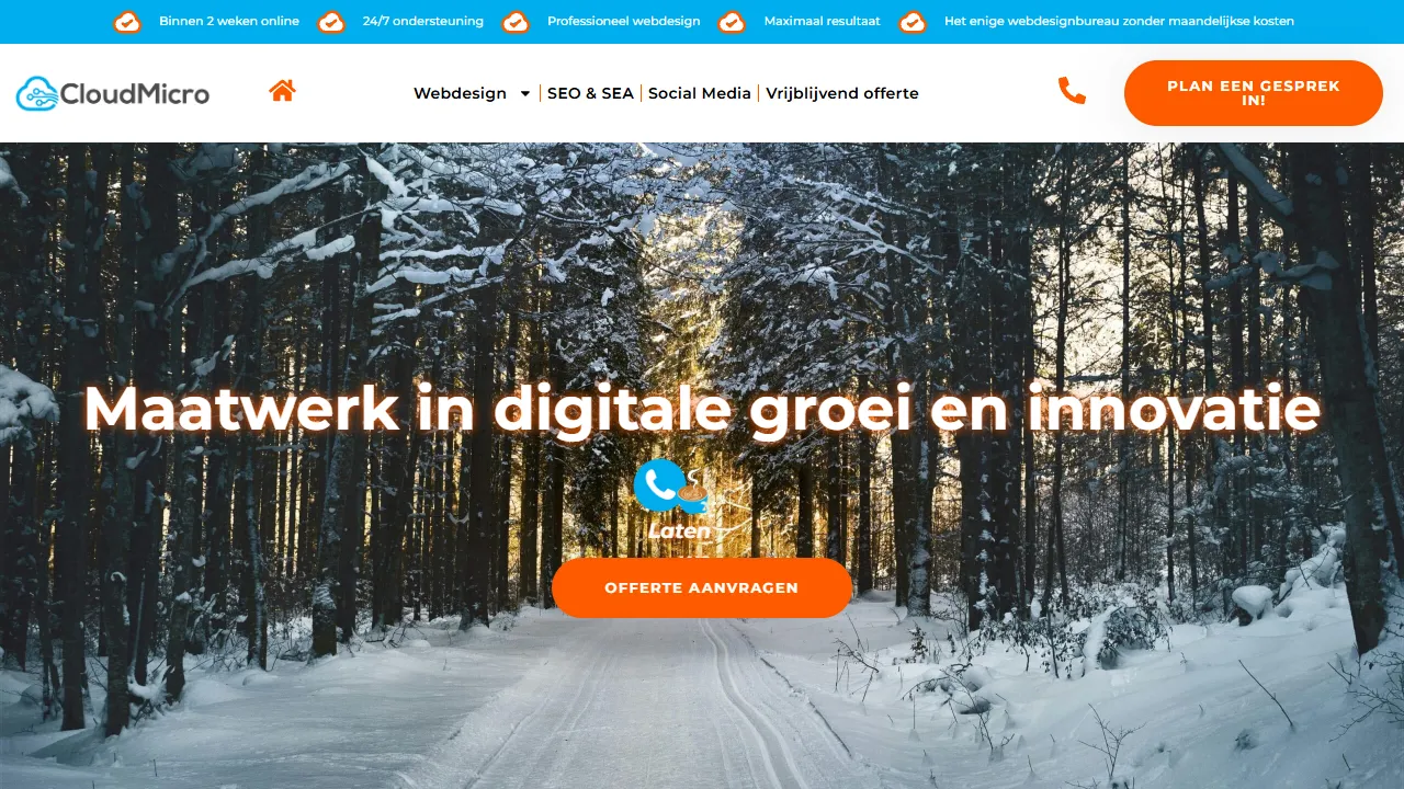 Screenshot of CloudMicro