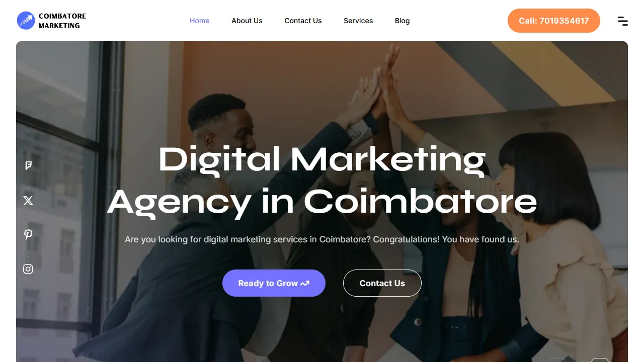 Screenshot of Coimbatore Marketing