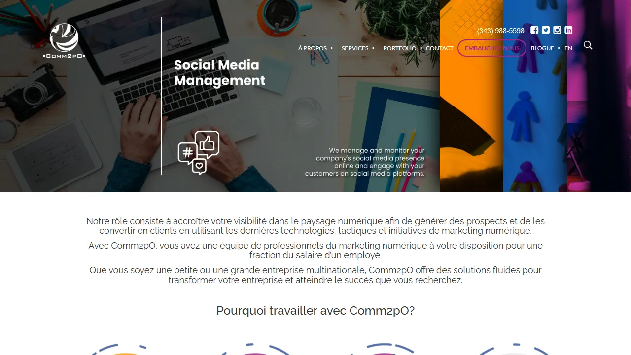 Screenshot of Comm2pO