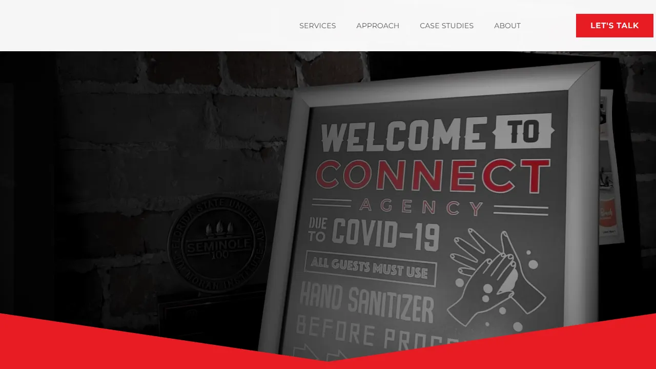 Screenshot of Connect Agency