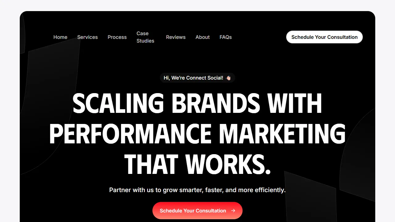 Screenshot of Connect Social