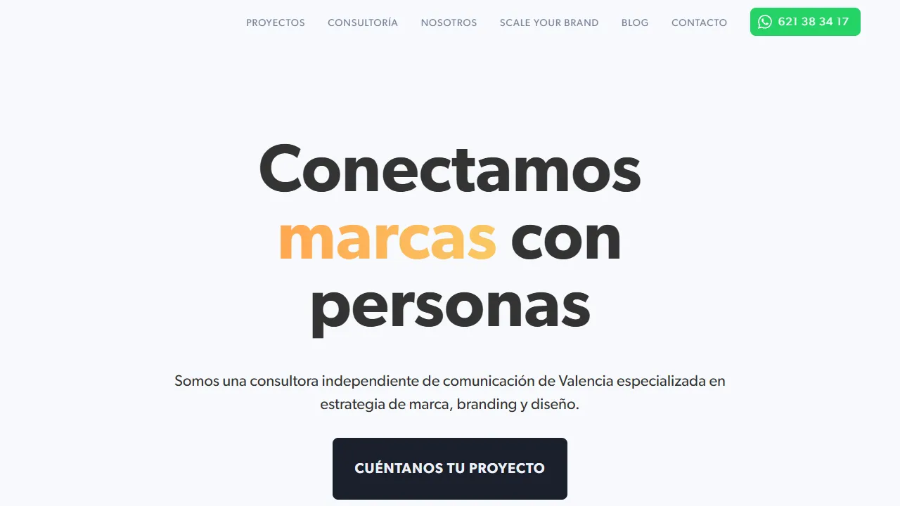 Screenshot of Consultora de comunicación El Sabio del Sultán