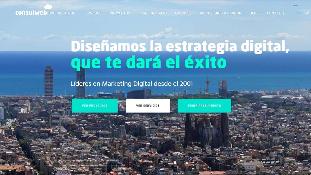 Screenshot of CONSULWEB Agencia Marketing Digital