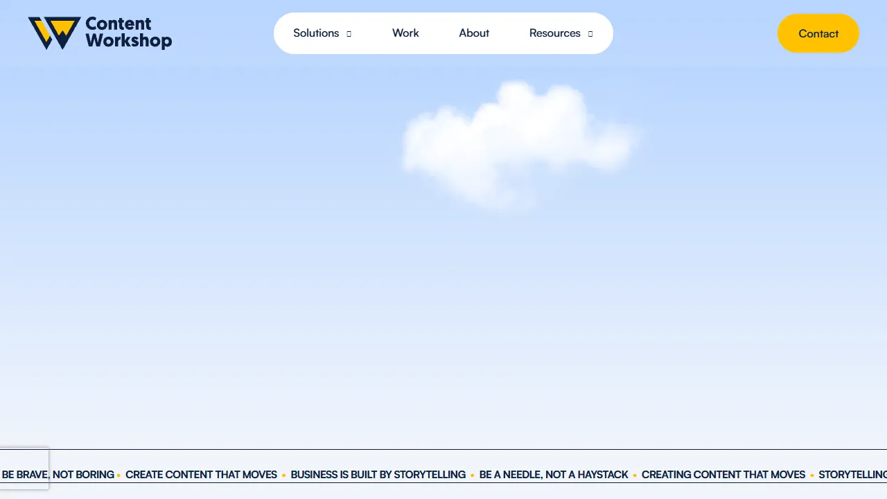 Screenshot of Content Workshop