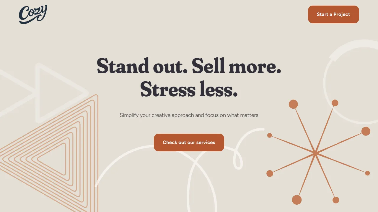 Screenshot of Cozy Design