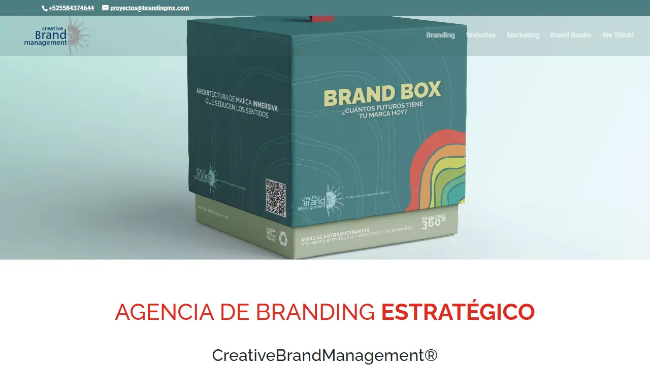 Screenshot of Creative Brand Management