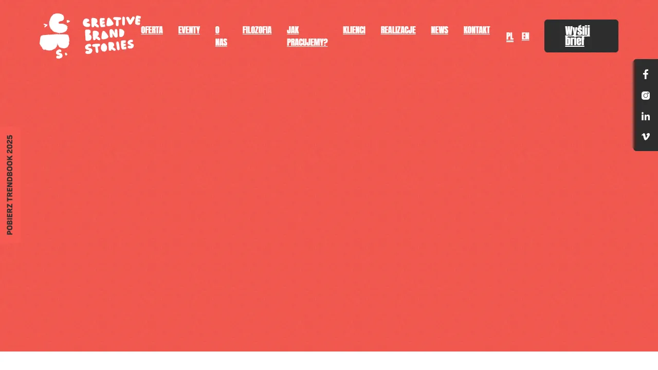 Screenshot of Creative Brand Stories - brand experience agency