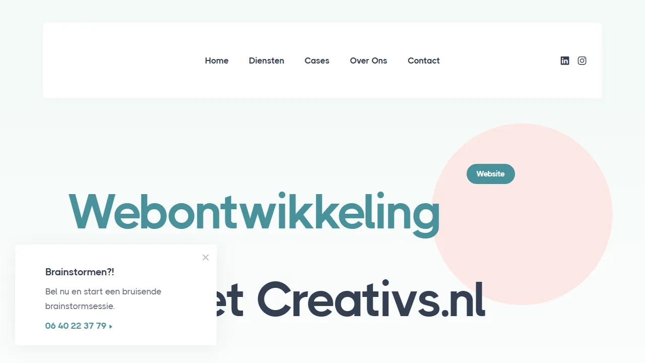 Screenshot of Creativs Online Marketing