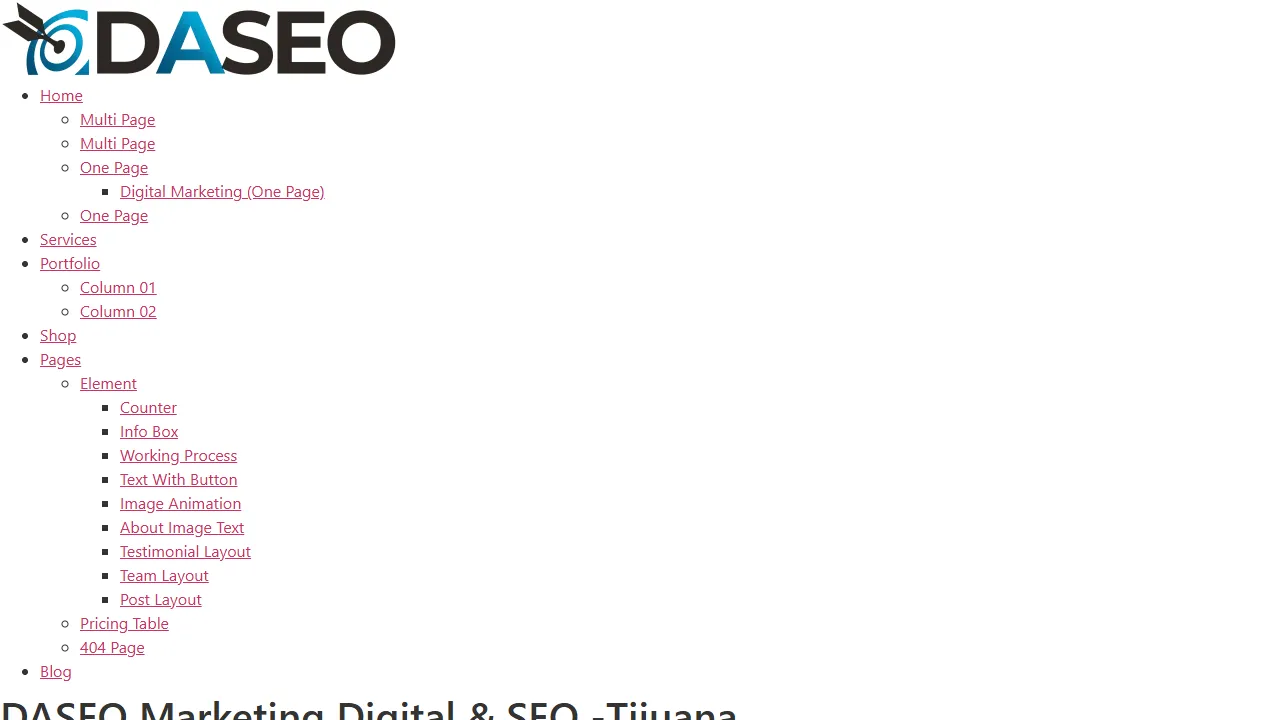 Screenshot of DASEO Marketing Digital