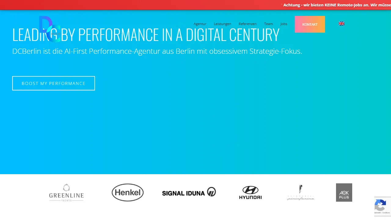 Screenshot of DCBerlin - DigitalCenturyBerlin