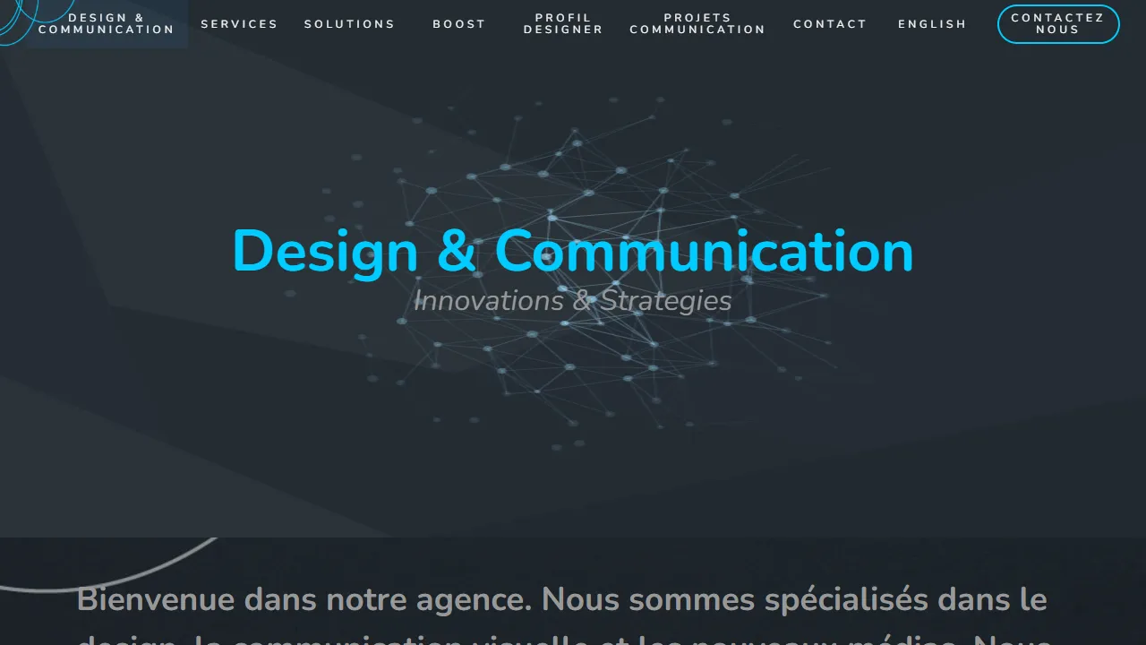 Screenshot of Design & Communication