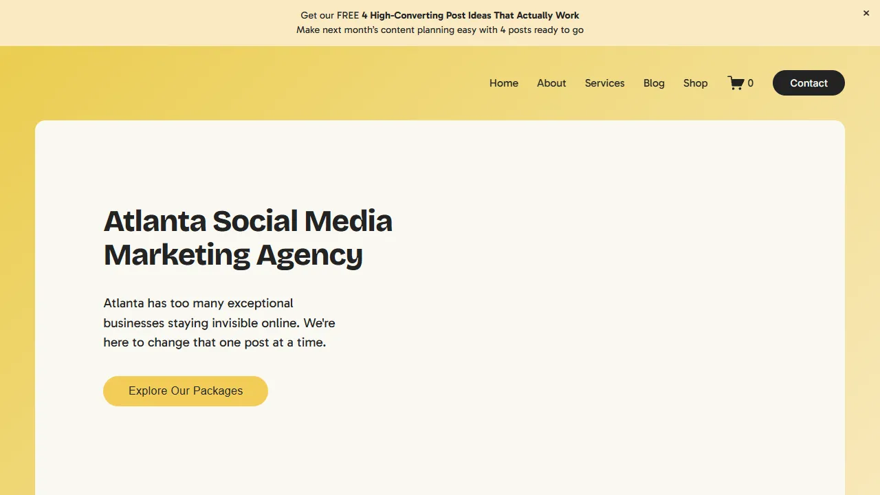 Screenshot of DesignBee Agency