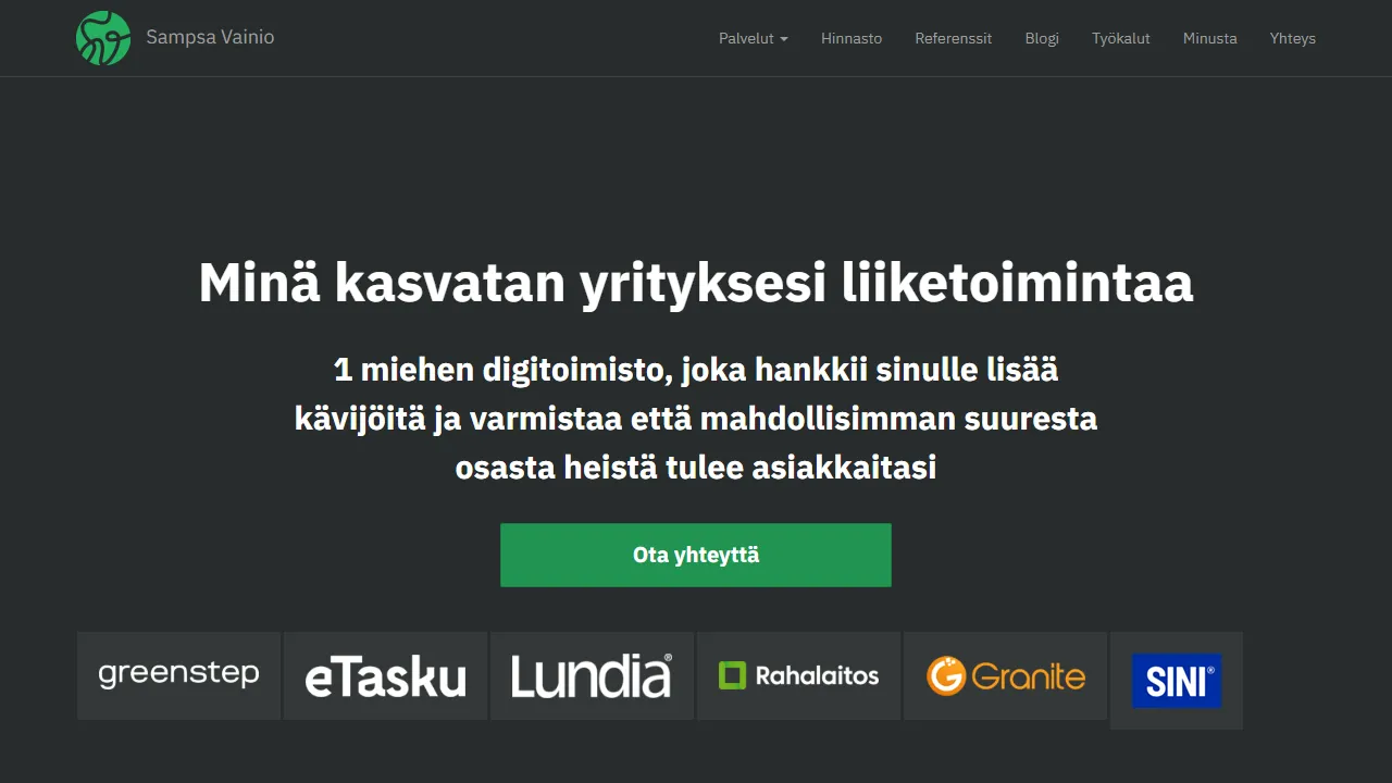 Screenshot of Digily Oy