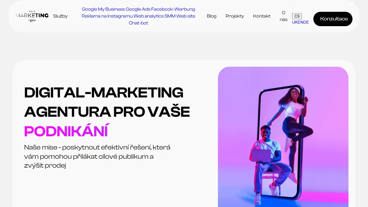Screenshot of Digital Agency This is Marketing