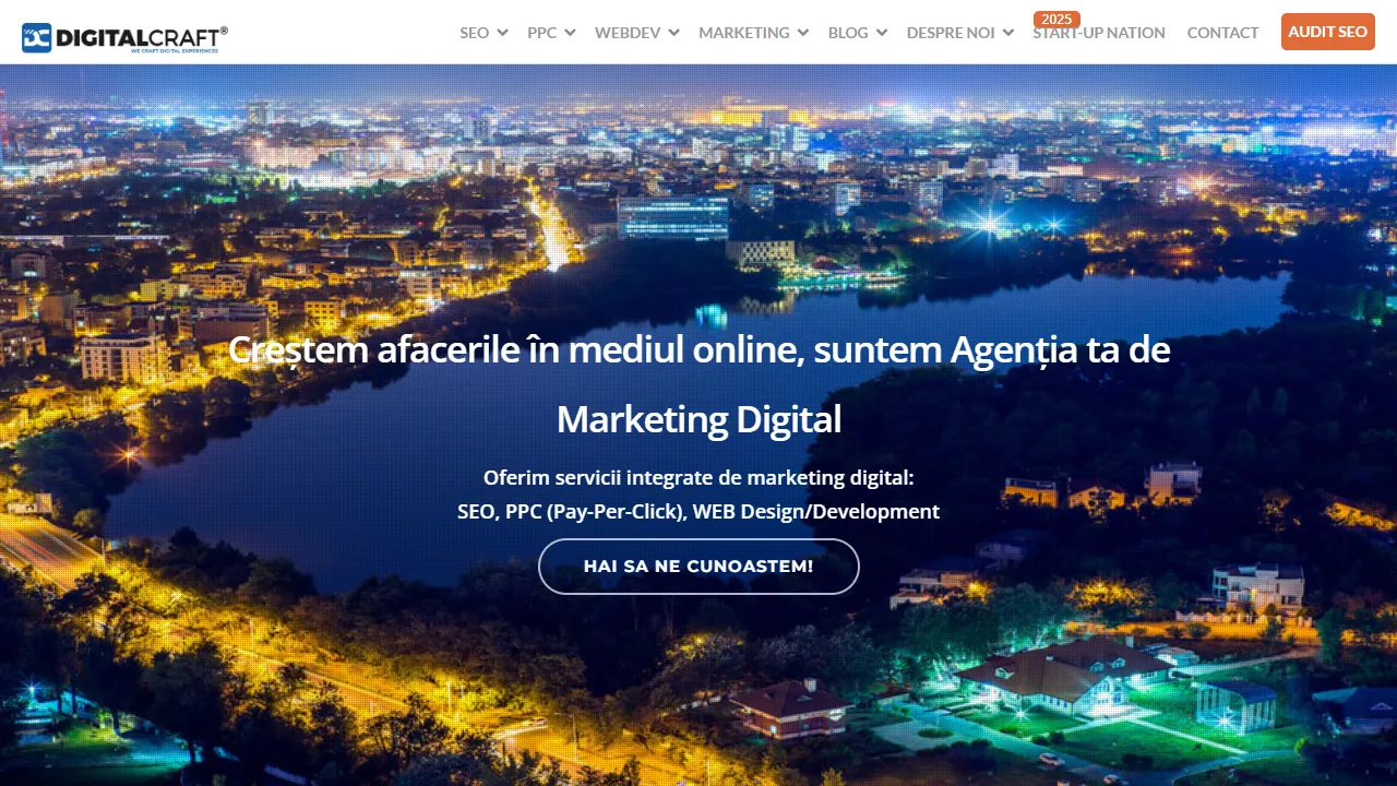 Screenshot of Digital Craft Agency