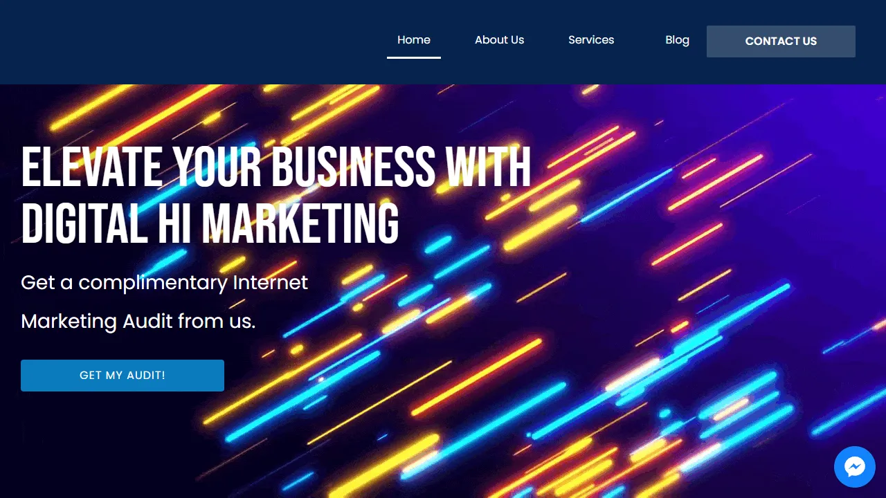 Screenshot of Digital HI Marketing