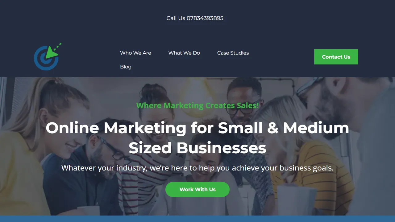 Screenshot of Digital Leads Agency