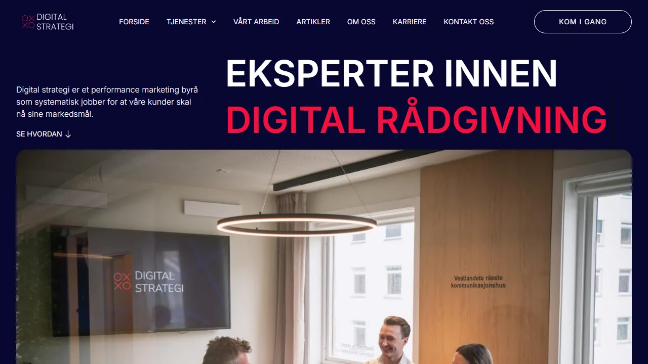 Screenshot of Digital Strategi AS