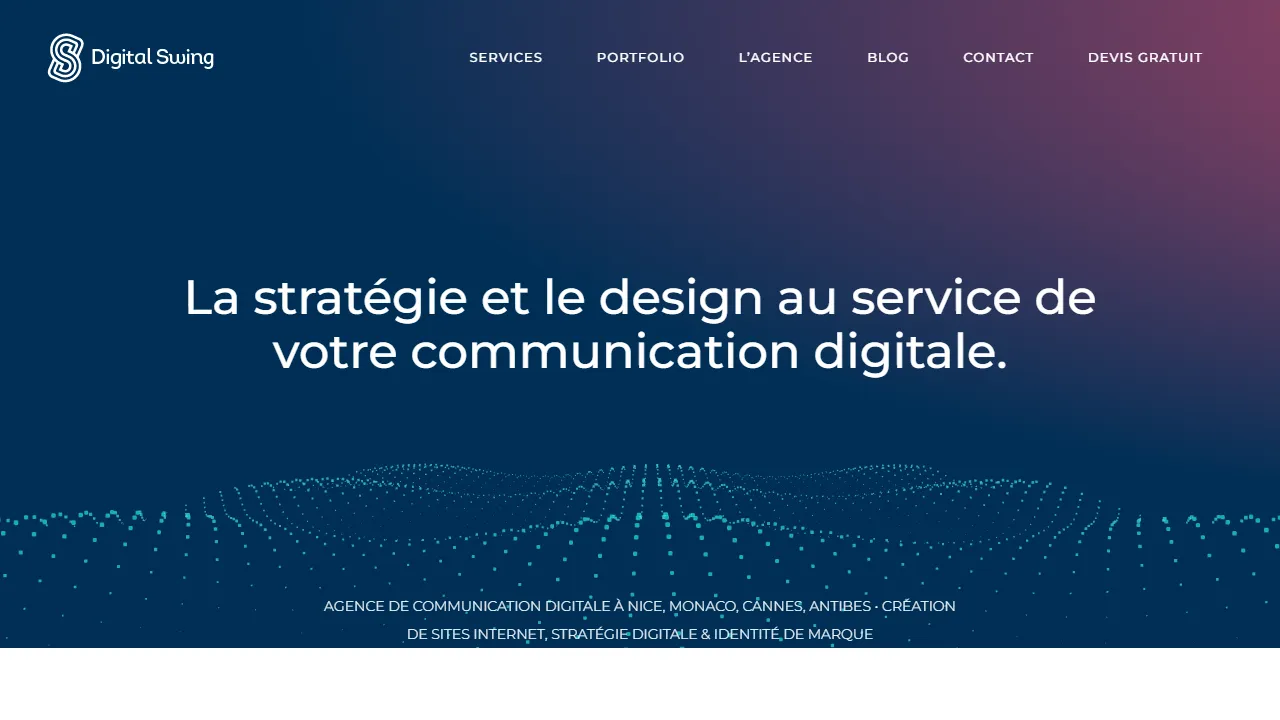 Screenshot of Digital Swing