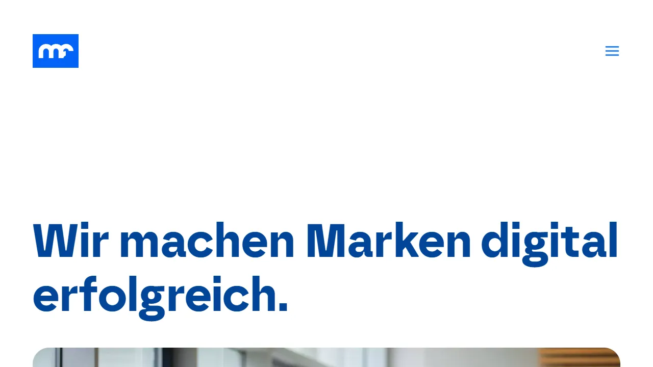 Screenshot of Digitalagentur Medienfreunde