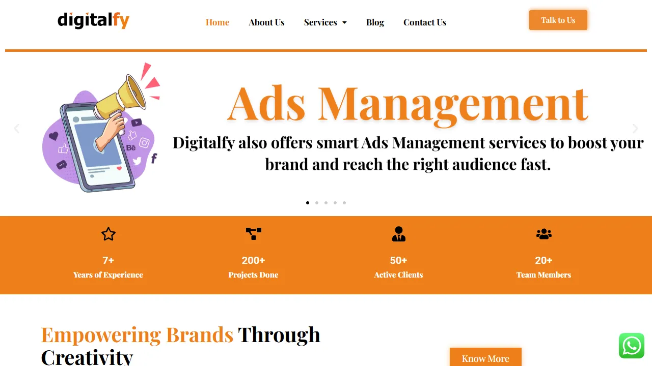 Screenshot of Digitalfy Media Private Limited