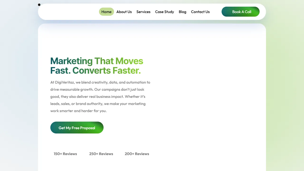 Screenshot of DigiVeritaz - Performance Marketing Agency