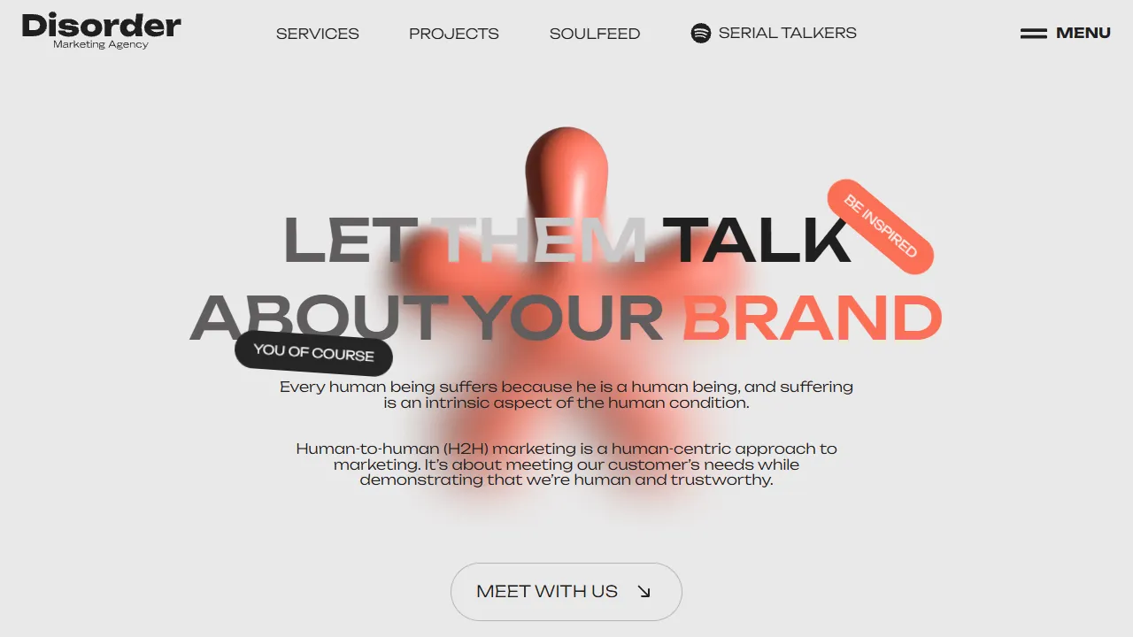 Screenshot of Disorder Digital Agency