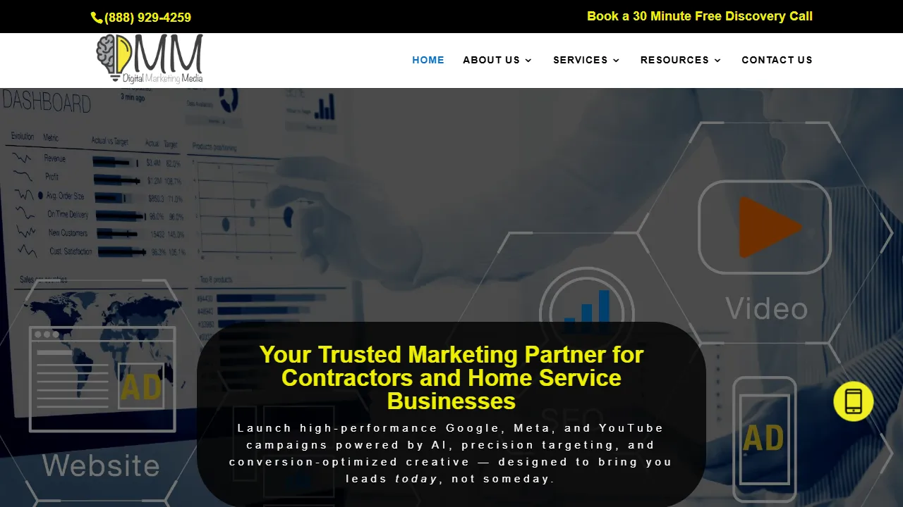 Screenshot of DMM- Digital Marketing Media