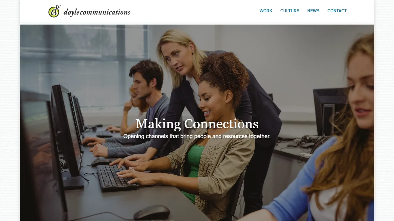 Screenshot of Doyle Communications