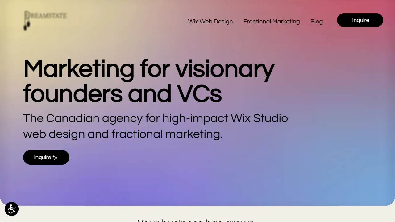 Screenshot of Dreamstate Agency