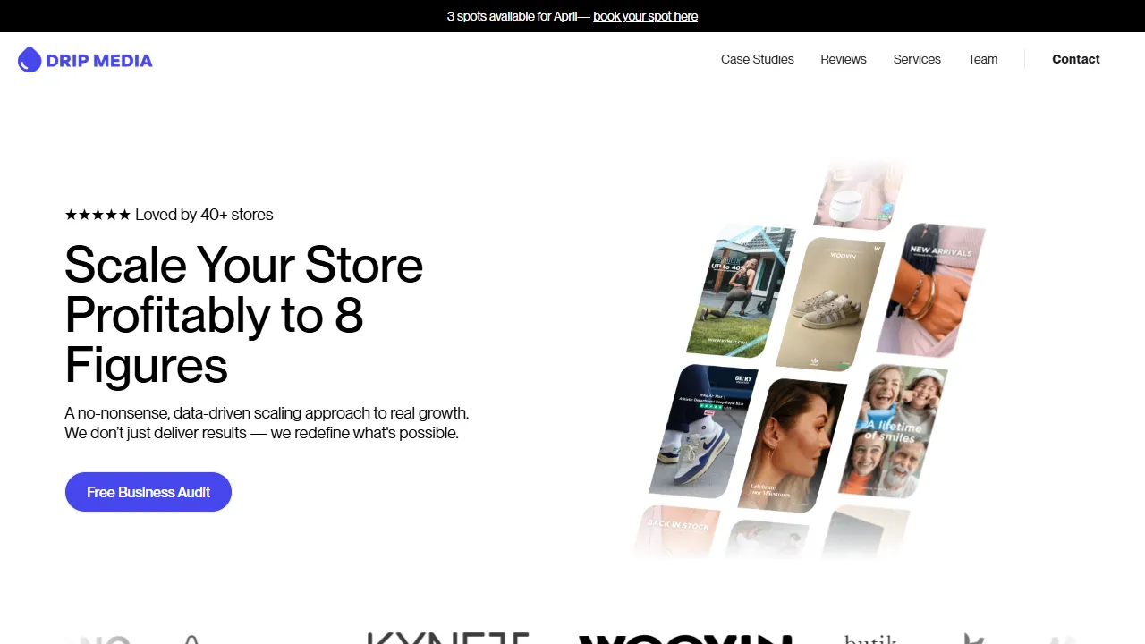 Screenshot of Drip Media