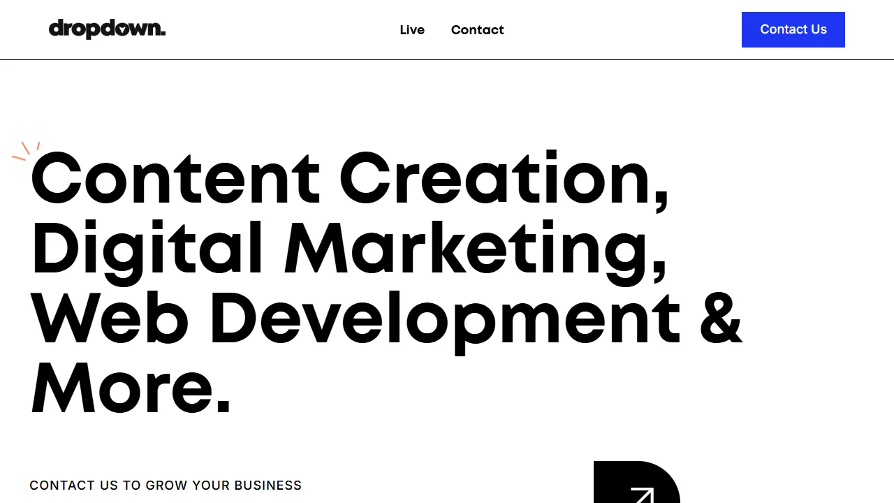 Screenshot of Dropdown Media