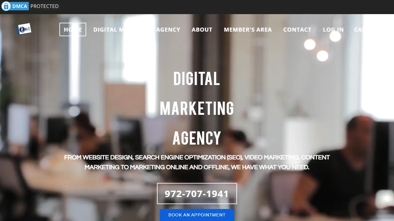 Screenshot of E67 Agency