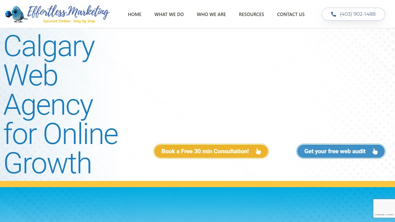 Screenshot of Effortless Marketing