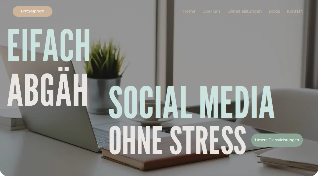 Screenshot of Eifach Abgäh (Previously Social Media By Robyn)