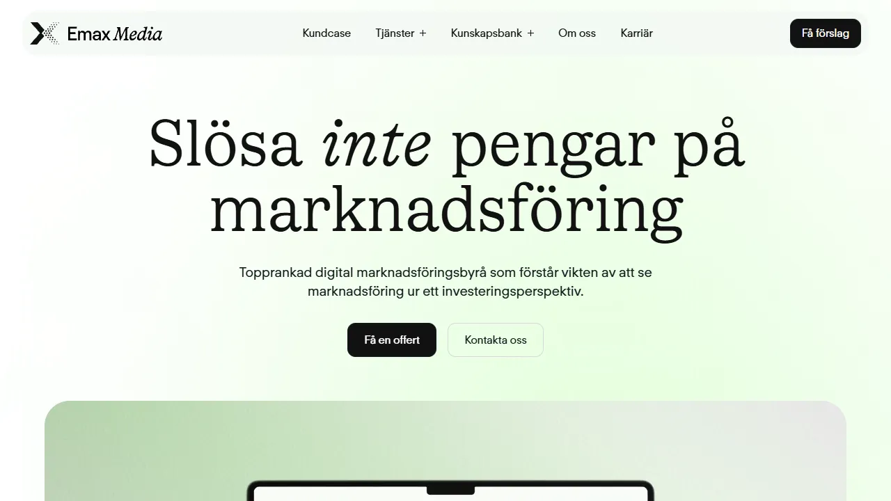 Screenshot of Emax Media